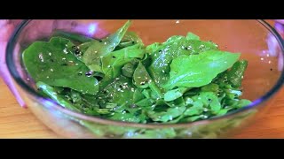 Cranberry Spinach Salad  The FoodHacks Recipe [upl. by Esta]