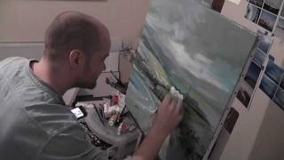 Scapa Distillery Landscape painting Demonstration [upl. by Nroht]