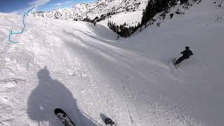 Alta Expert Terrain off Sugarloaf Lift  Glory Gulch [upl. by Akilam]