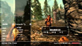 Skyrim Gameplay Maxed out Graphics  GTX 570 [upl. by Gney]