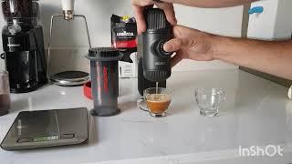 Nanopresso vs Aeropress manual expresso coffee makers [upl. by Malinowski]