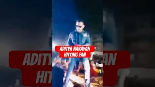 Aditya Narayan Hitting Fan  Aditya Narayan Live Video Hitting fan with Mic  viral [upl. by Munroe]