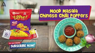 YiPPee Mood Masala  Chilli Cheese Poppers Recipe  Instant Noodles Recipes  YiPPee Recipes [upl. by Nanor]