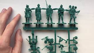 Hat Napoleonic Austrian Command 9328 Test sprue REVIEW [upl. by Korff]