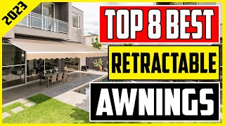 Stay Cool and Protected with these Top 8 Best Retractable Awnings 2023 [upl. by Ocnarf]