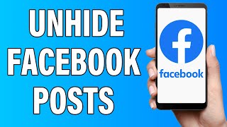 How To Unhide Posts On Facebook Timeline 2021  Unhide Facebook Profile Post  Facebook Mobile App [upl. by Anawal]