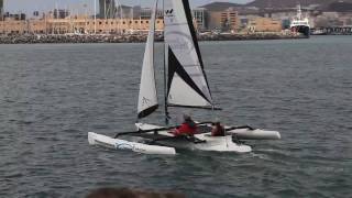 Windrider 17 Canarias Trimaranmov [upl. by Anire]