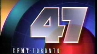 CFMT Channel 47 Cable 4 IDs 1990s [upl. by Ainorev]