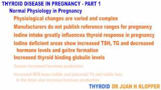 Thyroid Disease in Pregnacy Part 1mov [upl. by Saint229]