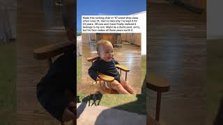 This Dad Built a Rocking Chair at 14 and Realized 24 Years Later It Was Meant for His Son [upl. by Cha]