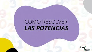 Cómo resolver las potencias [upl. by Orazal43]