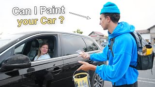 Asking Strangers to Paint THEIR Car [upl. by Etyam]