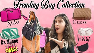 Omg 😱 My Trending Bag Collection  Guess  ALDO hampm  Zara shivafashionhub [upl. by Turpin308]