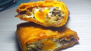 HOW TO MAKE ILOCOS EMPANADA empanada ilocosempanada [upl. by Sokem]