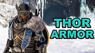 Assassins Creed Valhalla  How To Get Thors Armor Complete Set God of Thunder [upl. by Nnahs466]