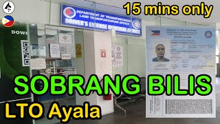 15 minutes LTO Drivers License Renewal at Ayala LTO Center 2023 [upl. by Ahsiryt]