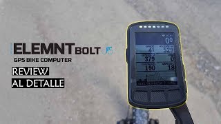 Wahoo Elemnt Bolt  Review al detalle en español [upl. by Mallory543]