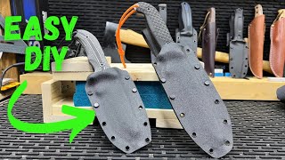 How to Make a Kydex Sheath on a Budget [upl. by Derfnam]