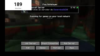 jogando minecraft com inscritos java e bedrock [upl. by Tiebout]