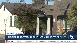 Rise in rejected mortgage refinance applications nationwide [upl. by Lias386]