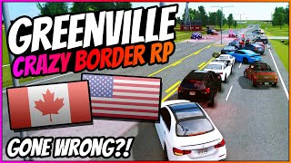 CRAZY HUGE BORDER TRAFFIC JAM ROLEPLAY  Greenville Wisconsin Roblox  Roleplay [upl. by Town]