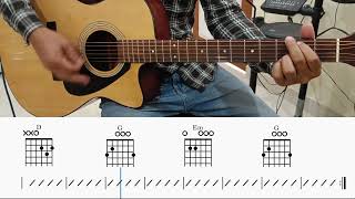 Sunflower easy guitar chord [upl. by Downs]