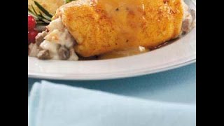 Bobbis Kitchen  Crab Stuffed Chicken [upl. by Ellednek]