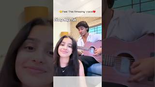 Muskurane Ki Wajah Tum Ho  Anuj Rehan ।। Ananya Sharma shorts singing [upl. by Omura898]