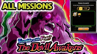 ALL MISSIONS COMPLETED STAGE 3 BROLY EVENT THE DEVIL AWAKENS Dragon Ball Z Dokkan Battle [upl. by Rats]