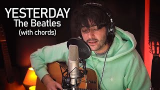 Yesterday  The Beatles with chords [upl. by Adohr]