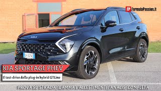 Kia Sportage 2022 Test Drive  La prova e i consumi del SUV plugin hybrid [upl. by Ternan]