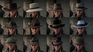 Red Dead Redemption 2  39 Stolen Hats  11 Found Hats  30 Crafted Hats  25 Owned Hats  RDR2 [upl. by Jonas]