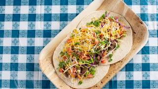 Schwans Chef Collective Korean BBQ Beef Tacos Recipe [upl. by Apoor266]