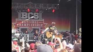 Jake Owen Seminole Wind BCS Title Game 2014 [upl. by Gardie404]