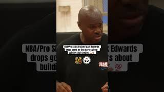 Pro Skills Trainer Mark Edwards drops gems on the players about building their bodies 💪🏽💯 hoops [upl. by Lugar]