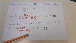 Stöchiometrie Prozentuale Zusammensetzung von Verbindungen [upl. by Namzaj]