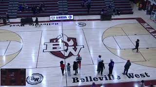 Belleville West vs Collinsville Varsity Mens Basketball [upl. by Nirrep983]