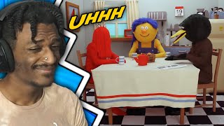 WHAT AM I WATCHING  Dont Hug Me Im Scared REACTION [upl. by Rossy]