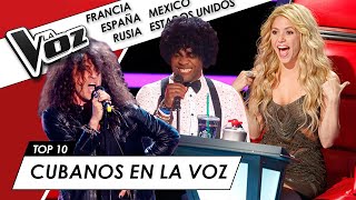 Top 10 Cantantes Cubanos en LA VOZ [upl. by Cote]