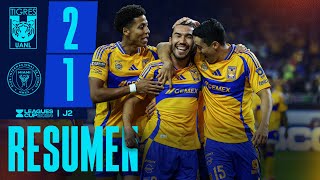 📹 Resumen  Tigres 2  1 Miami  Jornada 2  Leagues Cup 2024 [upl. by Ahsaeyt]