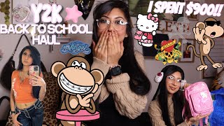 HUGE Y2K SHOPPING HAUL amp TRY ON BTSED HARDYHAPPY BUNNYHELLO KITTYVINTAGE [upl. by Enitsyrhc]