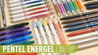 Pentel EnerGel Lineup [upl. by Manfred]