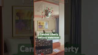 Carnival Liberty balcony stateroom carnivalcruise stateroom [upl. by Rovit290]