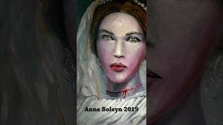 Anne Boleyn recycled portrait shorts anneboleyn tudor history portrait art oilpainting [upl. by Lark991]