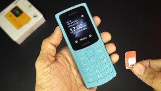 Nokia 110 4G  How to Remove BatteryInsert SIM and Memory Card [upl. by Enirhtak]