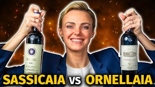 SASSICAIA vs ORNELLAIA Are These 300 SUPER TUSCAN Wines Really Worth the Hype [upl. by Ashlan537]