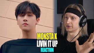 MONSTA X LIVIN IT UP  reaction  Проф звукорежиссер смотрит [upl. by Demodena904]