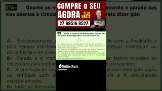 Perguntas mais cobradas do DETRAN 2024 SIMULADO do DETRAN 2024 EXAME TEÓRICO DETRAN 2024 [upl. by Anayit]