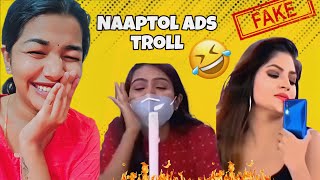 NAPTOL ADS ROAST🤣🔥 TELUGU  roast trending telugutrolls telugu funny [upl. by Edmea]