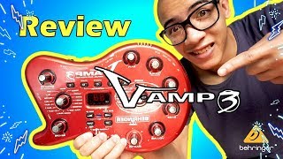 Review pedaleira Behringer V Amp 3 [upl. by Zindman]